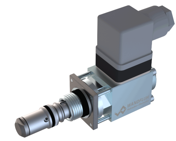 Proportional valves Proportional 2-way flow control cartridge QZPPM18